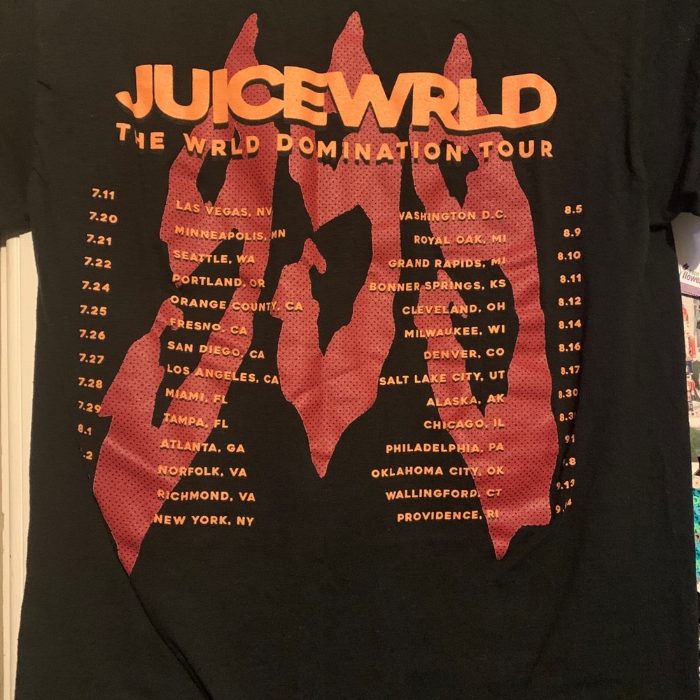 Juice Wrld Tour Tshirt